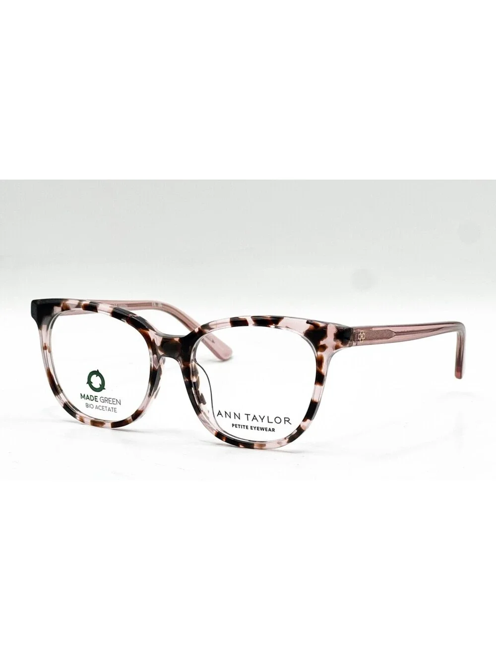 Ann Taylor Atp822 C02 Blush Tortoise Authentic Eyeglasses 49-15-130